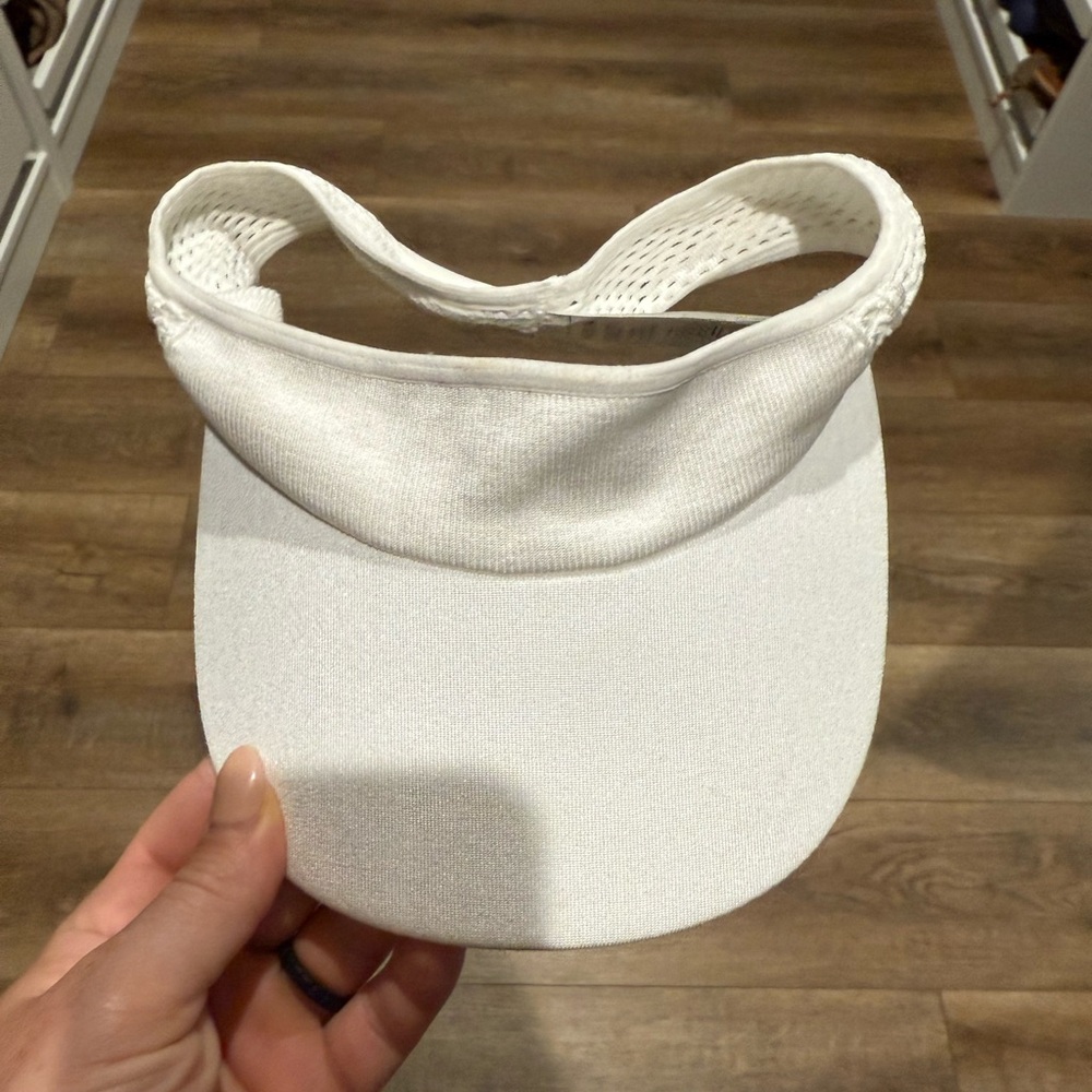 White Visor Cap
